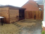 Pergola to Man Cave conversion 1